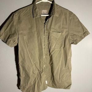 American eagle button-up t-shirt